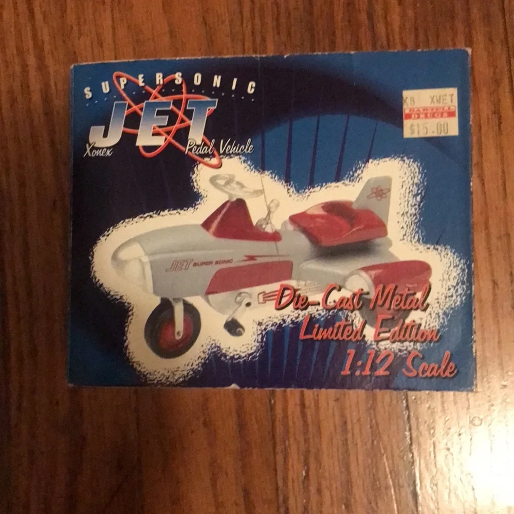 NWT Supersonic Jet Die-cast Limited Edition collectible pedal vehicle